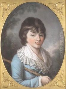 Portrait Of Mr Finch As A Boy by Samuel Cotes