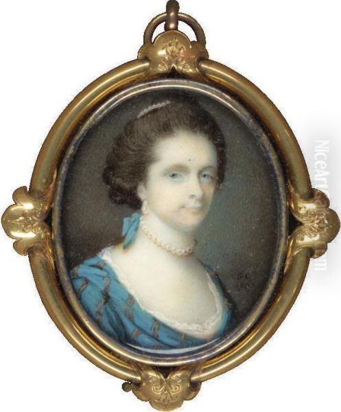 A Portrait Of A Lady by Samuel Cotes
