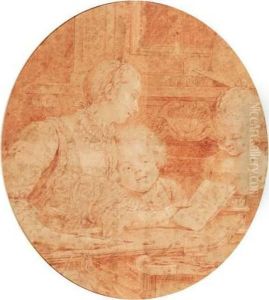 La Lecon De Dessin by Francois Cotibert