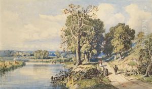 Whitington, On The River Wissey, Norfolk by John Joseph Cotman