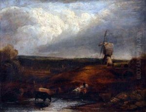 Landscape With Herder by Miles Edmund Cotman