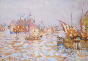 Venise, Le Grand Canal by Charles Cottet