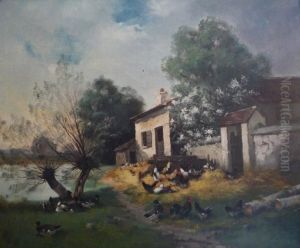 Basse-cour by Eugene Cottin