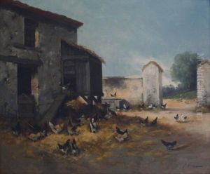 Le Poulailler by Eugene Cottin