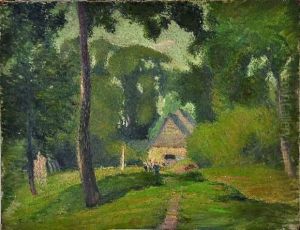 paysage De Campagne by Marcel Couchaux