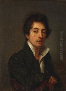 Portait D'homme by L. Charles Auguste Couder