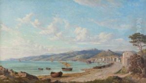 Village En Bord De Cote by Emmanuel Coulange-Lautrec