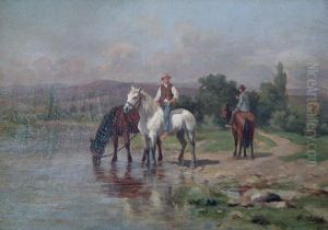 Watering The Horses by Martin Coulaud