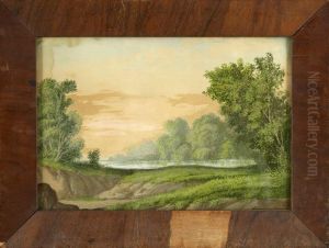 "lush Waterfrontlandscape" by George David Coulon