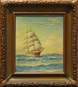 Ship Under Sail by William Coulter