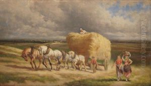 Terugkeer Van Het Veld Bijonweerachtig Weer by Charles Coumont