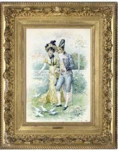 A Lovers Stroll by Felix Courche