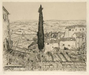 San Gimignano by Etienne Cournault