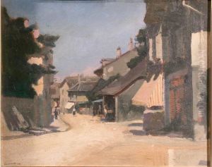 La Rue Ensoleillee by Etienne Cournault
