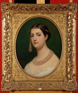 Portrait D'une Jeune Fille Aux Bijoux by Joseph Desire Court