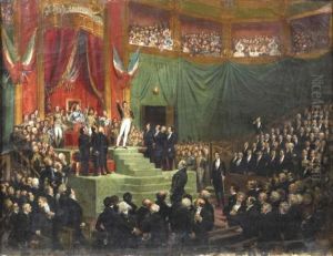 Louis-philippe Pretant Serment A La Charte Devant Les Chambres