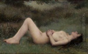 Baigneuse Allongee by Louis Courtat