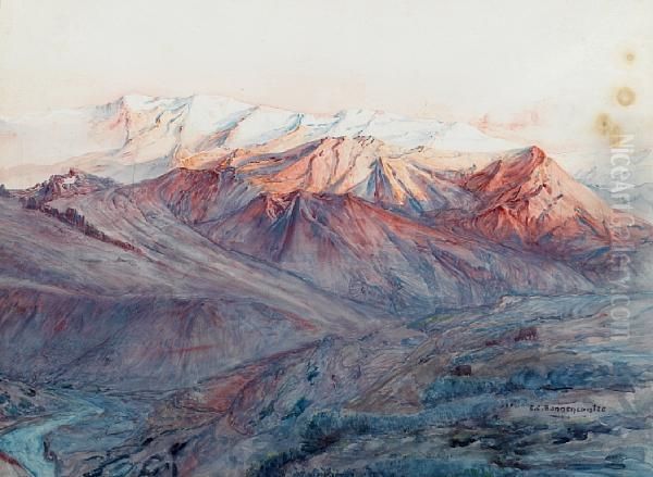 A View In The Andes - view 1