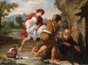 La Mise Au Tombeau by Guglielmo Cortese (see COURTOIS, Guillaume)