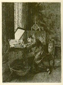 W Pracowni (po 1867) by Charles Jean Courtry
