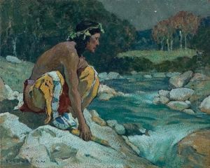 Duet With The River by Eanger Irving Couse