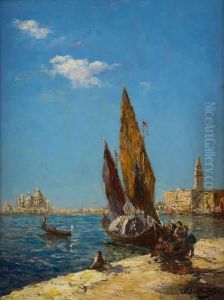 Vue De Venise by Charles Cousin