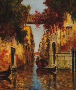 La Gondole Venitienne by Charles Cousin
