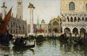 Le Palais Des Doges A Venise by Charles Cousin