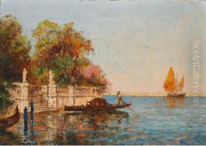 Canal A Venise by Charles Cousins