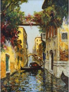 Rio Albruzzi, Venise by Charles Cousins