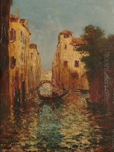 A Venetian Canal by Charles Cousins