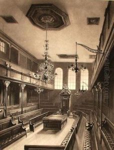 "the Interior Of The House Of The House Of Commons" by Samuel Cousins