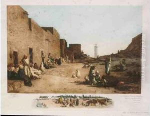A L'entree De La Medina by Leon Marie Coutil