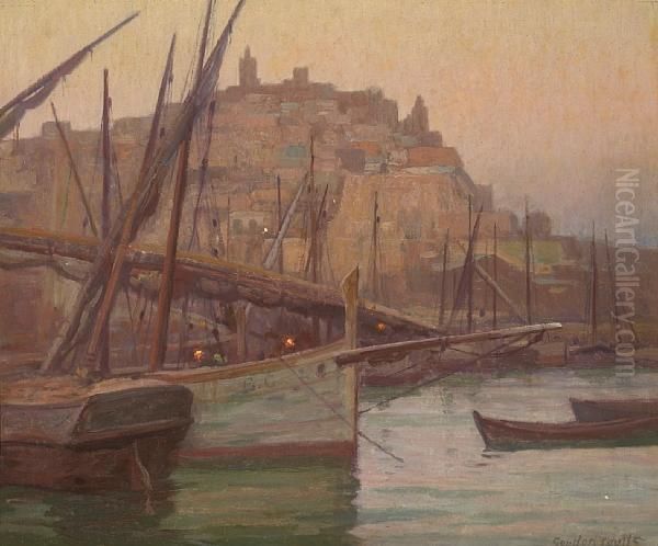 Boats In The Harbor - view 1
