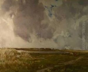 Maelog Lake, Llanfaelog by Hubert Coutts