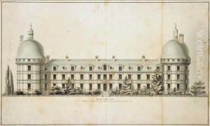 Projets De Facades Du Chateau De Valencay, Du Cote Du Parc Et Sur La Cour, 1766 - 67