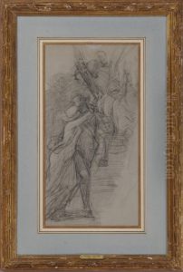 Study For "l'enrolement Des Volontaires De 1792" by Thomas Couture