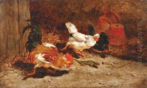 La Chasse Au Lezard by Leon Couturier