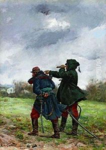 La Longue Vue. by Leon Couturier