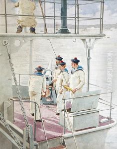 L'ecole De Tir by Leon Couturier