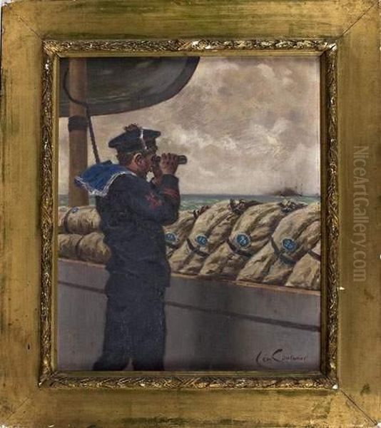 Huile Sur Toile Signee En B A D. Epoque 1910. - view 1