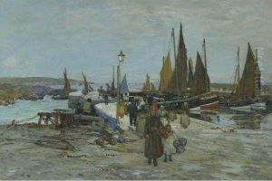 Portsoy Harbour by Robert Mcgown Coventry
