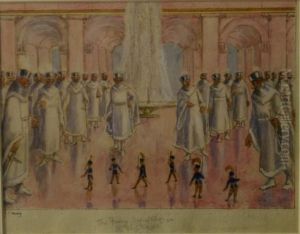 The Fairy Deputation At The White Knight's Castle by Christopher J. Coveny