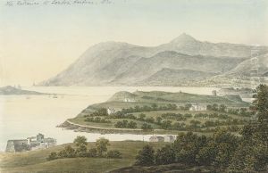 The Entrance To The Harbour At Toulon by William Cowen