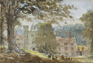 Deer In The Park Before Knole House, Sevenoaks, Kent