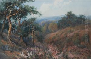 Rural Landscape With Trees by David Cox