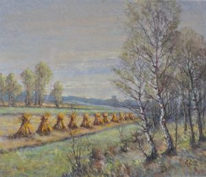 Harvest Landscape by Garstin Cox