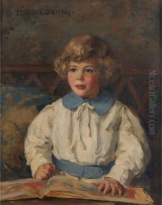 Portrait Of A Young Girl by Louise Howland King Cox
