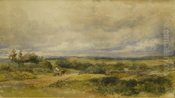 Cart On A Heathland Track - view 1