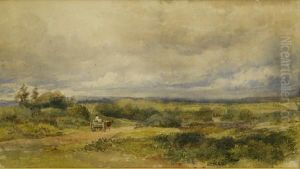 Cart On A Heathland Track by David Cox